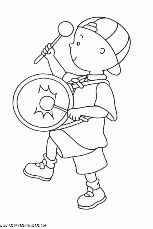 caillou and friends coloring pages - photo #7