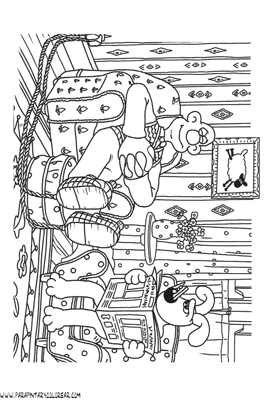 wallace and gromit coloring pages - photo #41