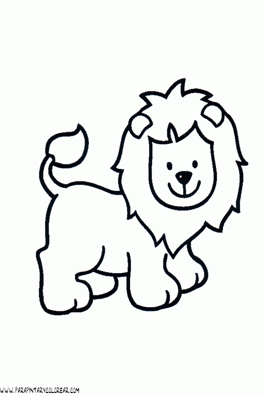 dibujos-de-leones-33