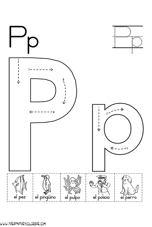 Dibujos Para Pintar Que Empiecen Con La Letra M Dibujos