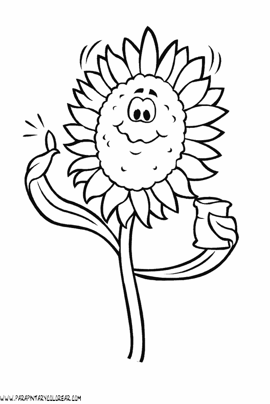 dibujos-para-colorear-de-girasoles-001