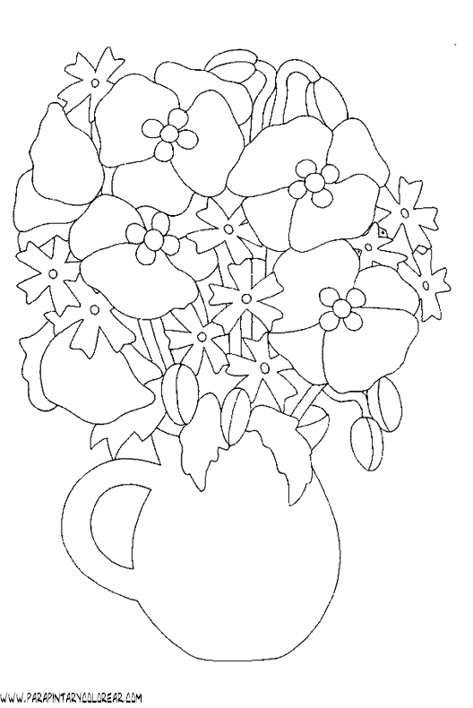 dibujos-para-colorear-de-ramos-de-flores-005