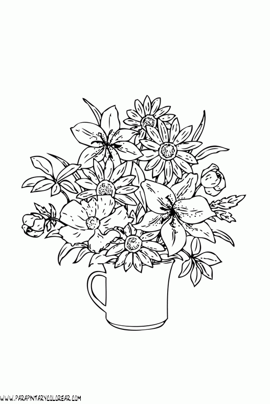 dibujos-para-colorear-de-ramos-de-flores-013.gif