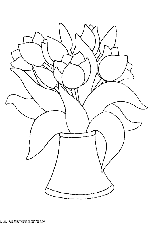 dibujos-para-pintar-de-flores-tulipanes-012.gif