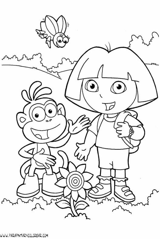 Dibujos Para Colorear De Dora La Exploradora 060