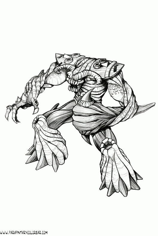 dibujos-para-colorear-de-gormiti-013.gif