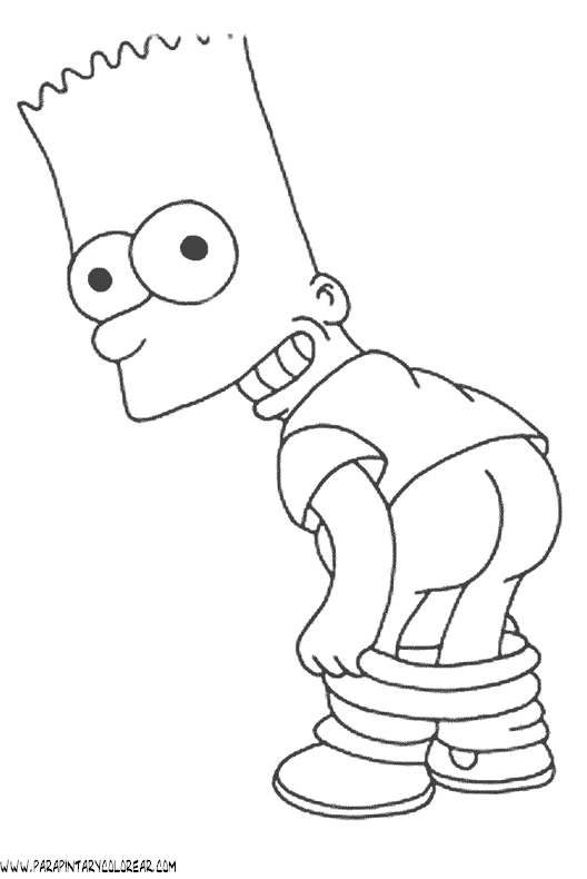 dibujos-para-colorear-de-los-simpsons-008