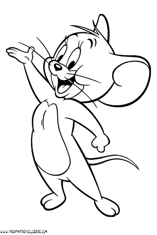 Dibujos Para Colorear De Tom Y Jerry 001