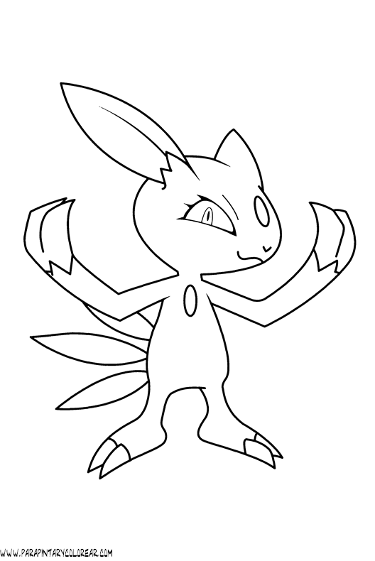 Dibujos Para Colorear - Pokemon Planta - Supercolored